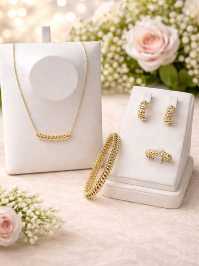 Комплект украшений, серьги, кольцо, браслет, цепочка, Messika Bvlgari, Vancleef — CARTEIR-XTOY-КАРМЛН-XTOY8
