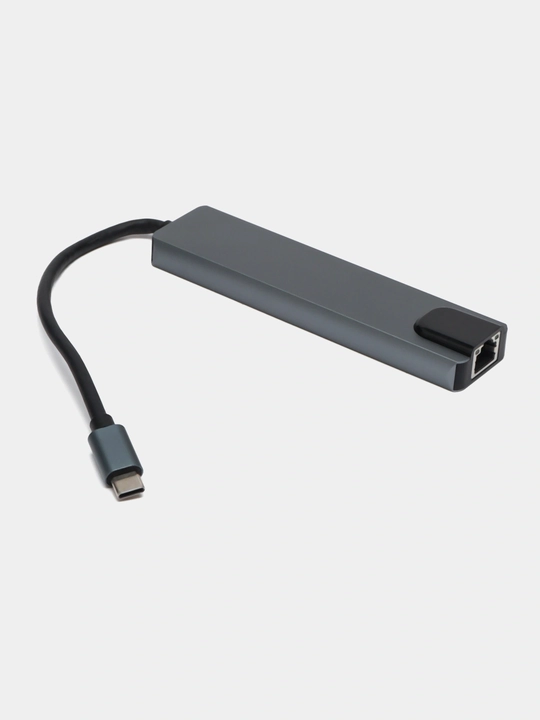 USB Type-C Hub 6 in 1 4K HDMI RJ45 PD USB 3.0 adapter