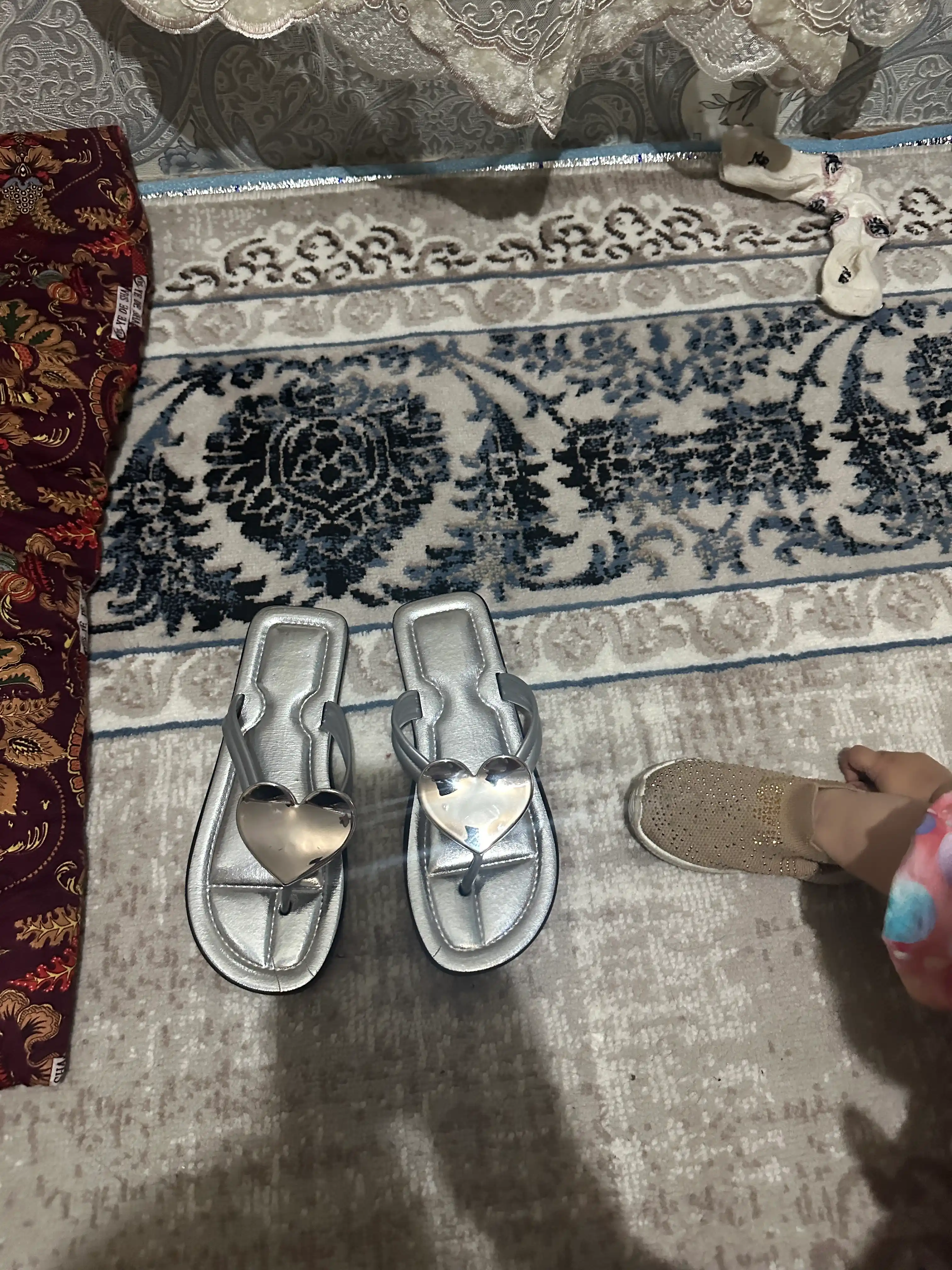 Ayollar uchun slans, yurak shaklli yozgi shippak, yengil, qulay, universal casual
