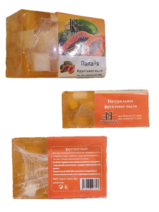 Парфюмированное мыло, XXL 240 г + с мочалкой, 200 г