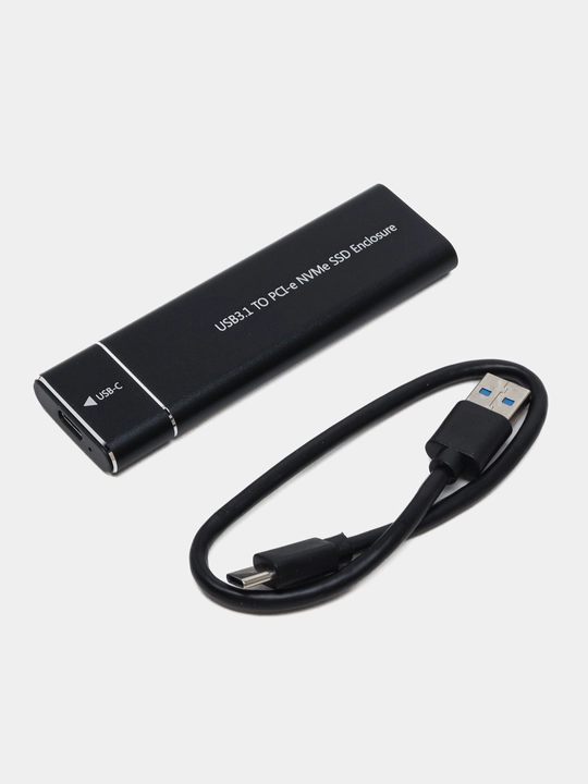 Корпус ONTEN для NVMe M2 SSD с поддержкой USB 3.1 Type-C и M.2 10 Гбит/с, внешний бокс - 