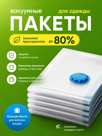 Вакуумный пакет, пакет для одежды, вакуумные пакеты для хранения, пакет для вещей