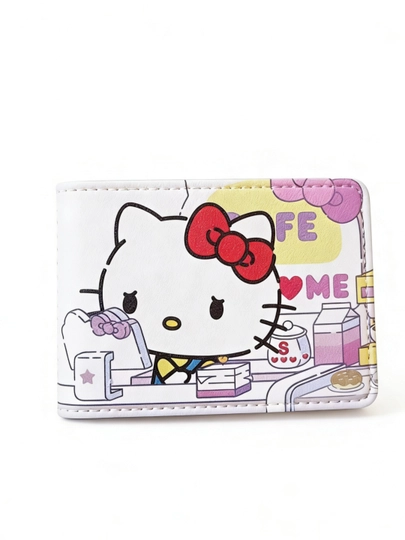Аниме-кошелек для девочек Hello Kitty — EMA001-292-КРЕМОВ