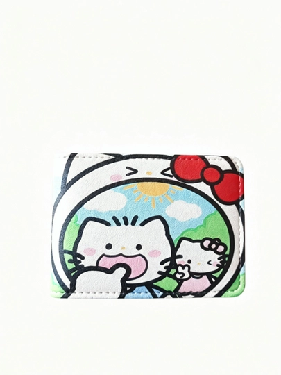 Аниме-кошелек для девочек Hello Kitty — EMA001-293-БИРЮЗ