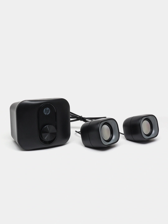 HP DHS-2111S RGB колонки для компьютера, стерео звук, USB AUX акустика