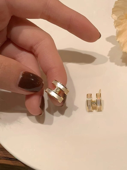 Серьги в форме доллар super rich, женские серьги гвоздики, женские серьги