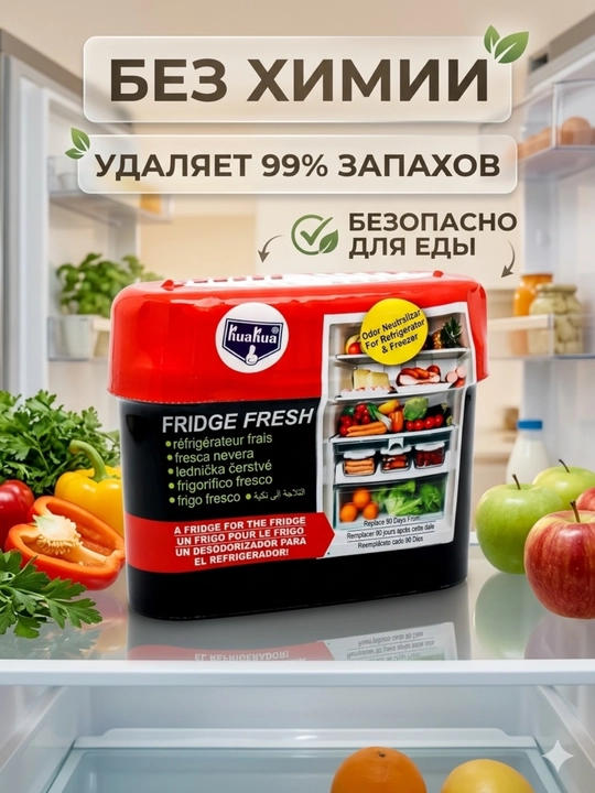 Поглотитель запаха для холодильника и фургонов, нейтрализатор универсальный - 