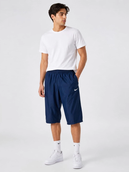 Erkaklar uchun tizzadan past plashchdan tikilgan katta o‘lchamli shortiklar  2-9XL