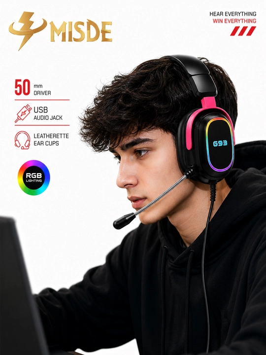 MISDE G93 RGB Gaming Quloqchin