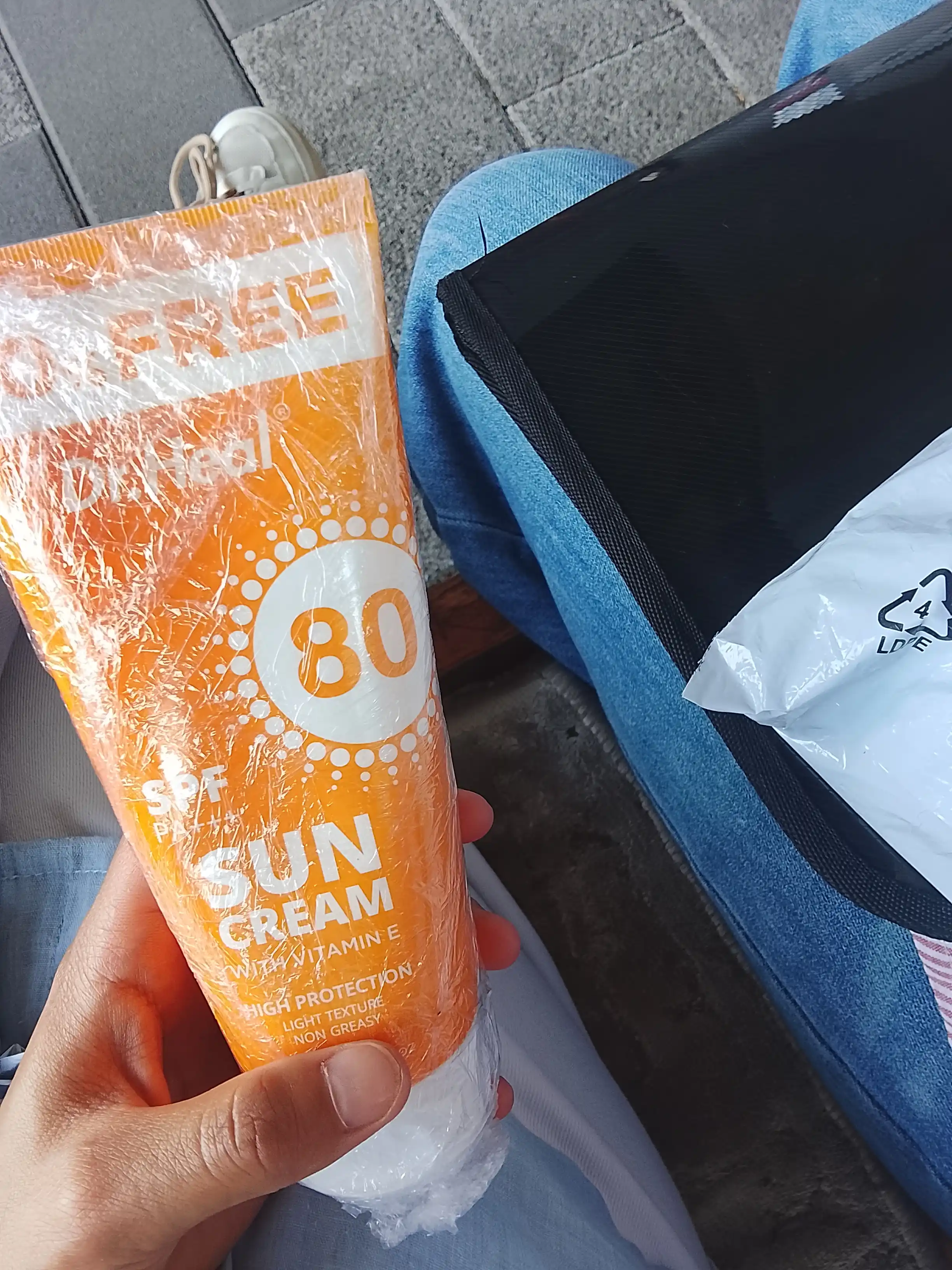 Dr. Heal SPF 80 PA+++ quyoshdan himoya kremi, E vitamini va kokos moyi, 200 ml