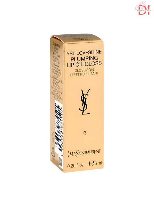 Namlovchi va yaltiroq lip oil gloss YSL Loveshine Plumping Lip Oil Gloss 02 ipakdek