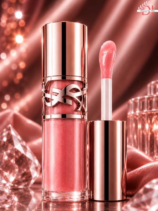Namlovchi va yaltiroq lip oil gloss YSL Loveshine Plumping Lip Oil Gloss 02 ipakdek