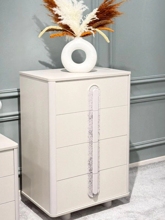 Elegant Cream Lux Bedroom Set