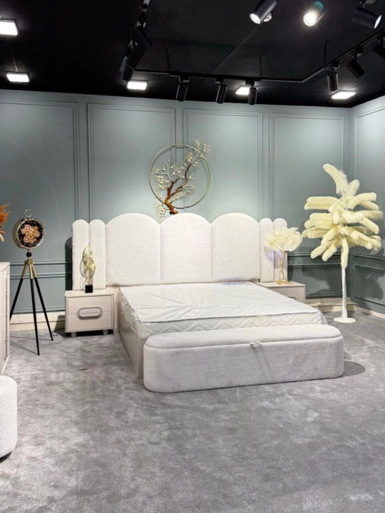 Elegant Cream Lux Bedroom Set