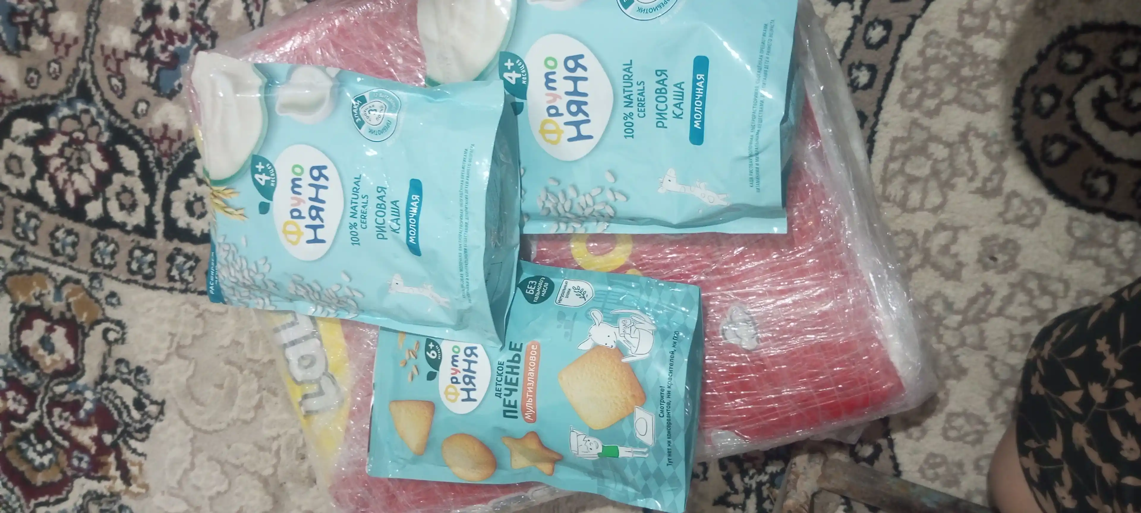 Bo‘tqa FrutoNyanya, sutli, guruchli, qovoq va o‘rik bilan, 200 g