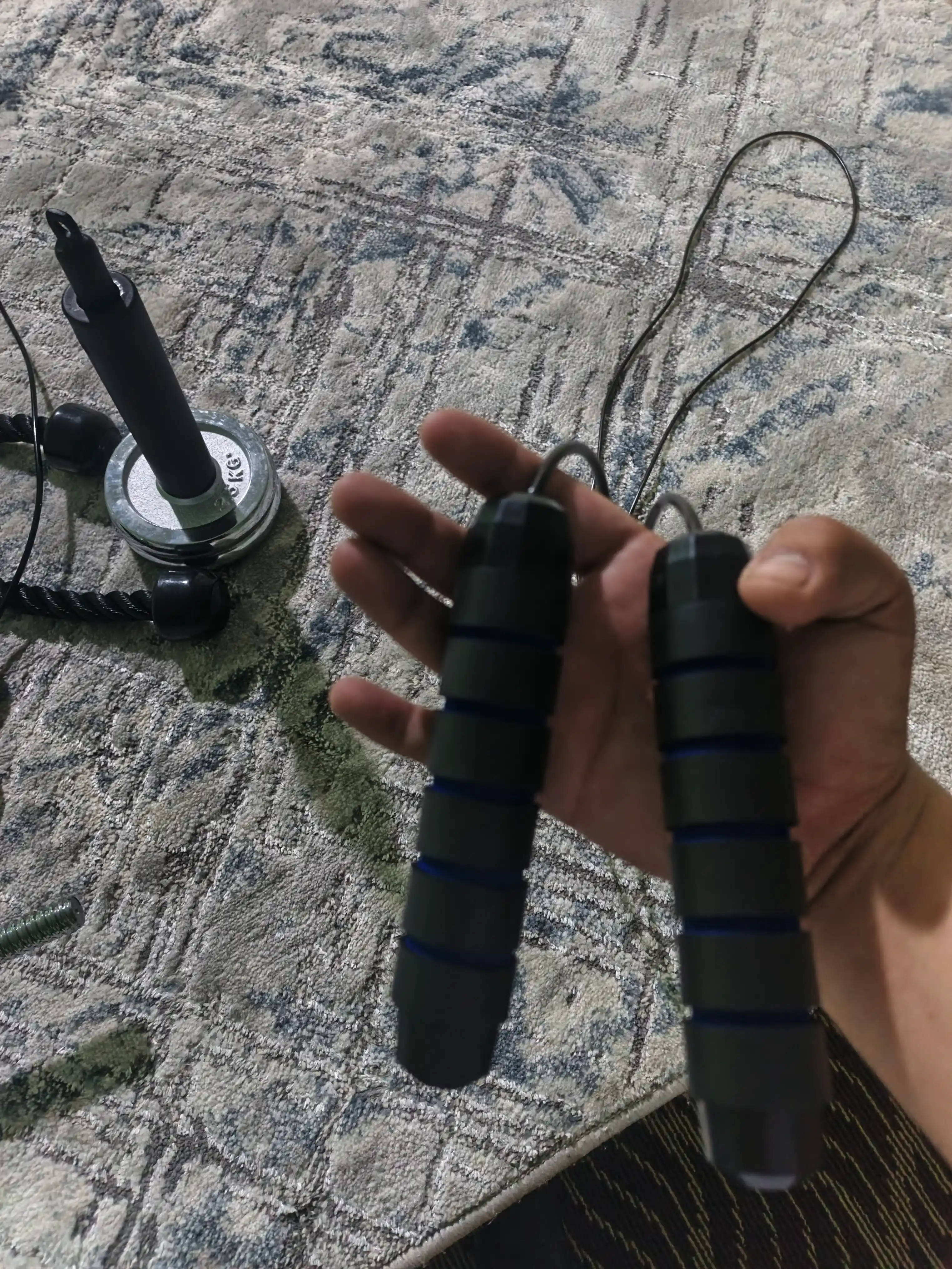 Metall arqon va podshipnikli fitnes va boks uchun tezkor sport arqonchasi