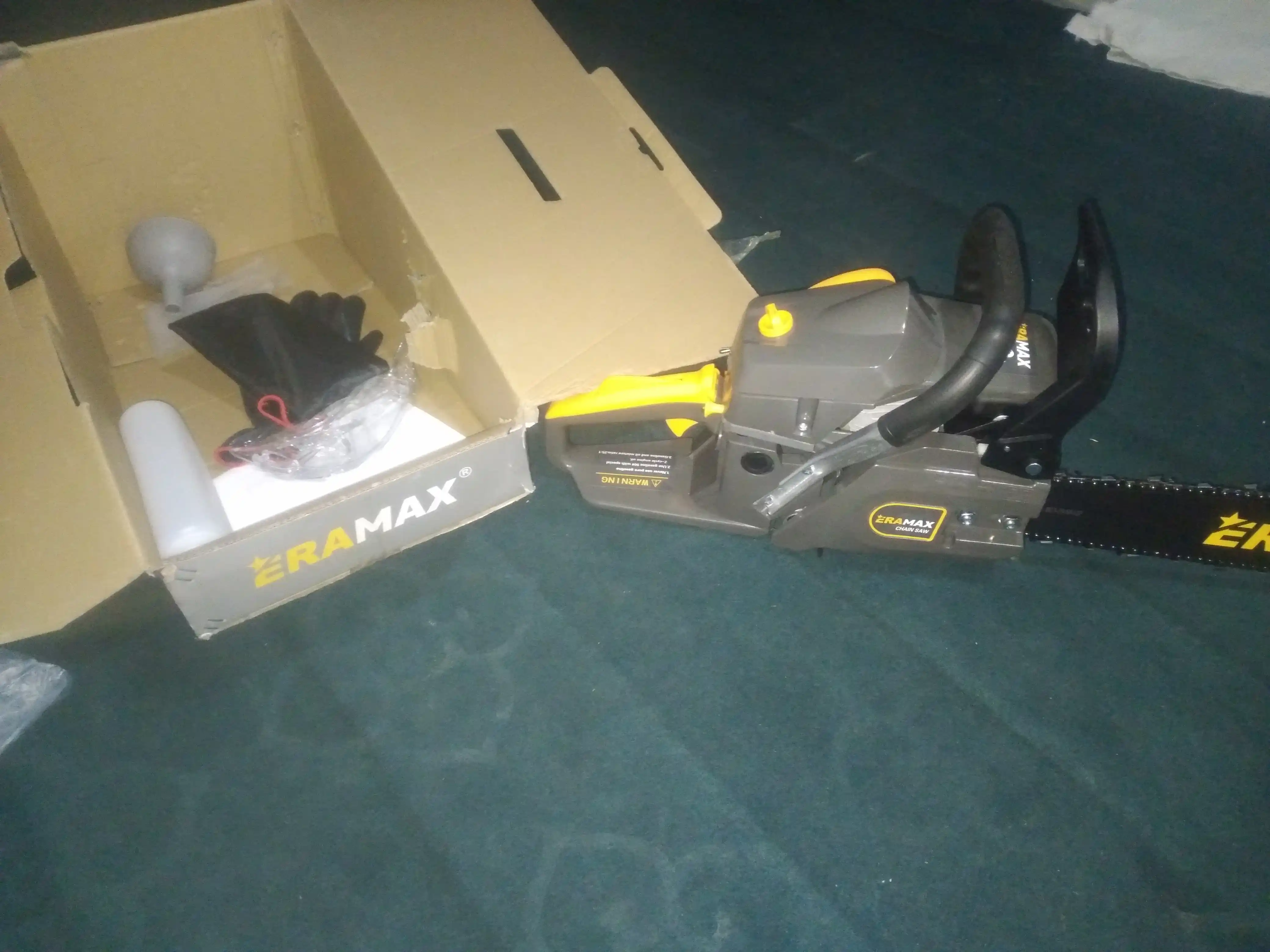 Matorli arra , ERAMAX 5800 benzinli zanjirli arra, pila professional