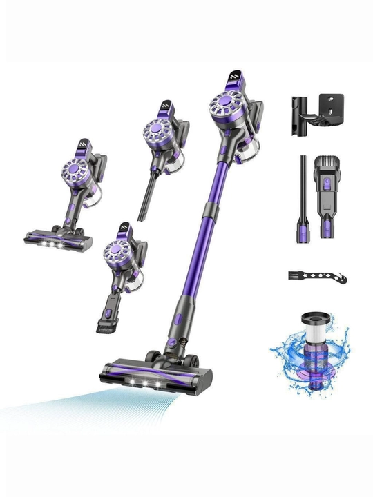 Vertikal changyutgich Cordless V07 180W 3 tasi 1 da, simsiz, pol, gilam, mebel uchun mos