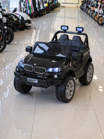 Детский электромобиль BMW SUV, 4WD (полноприводный), с пультом и Bluetooth