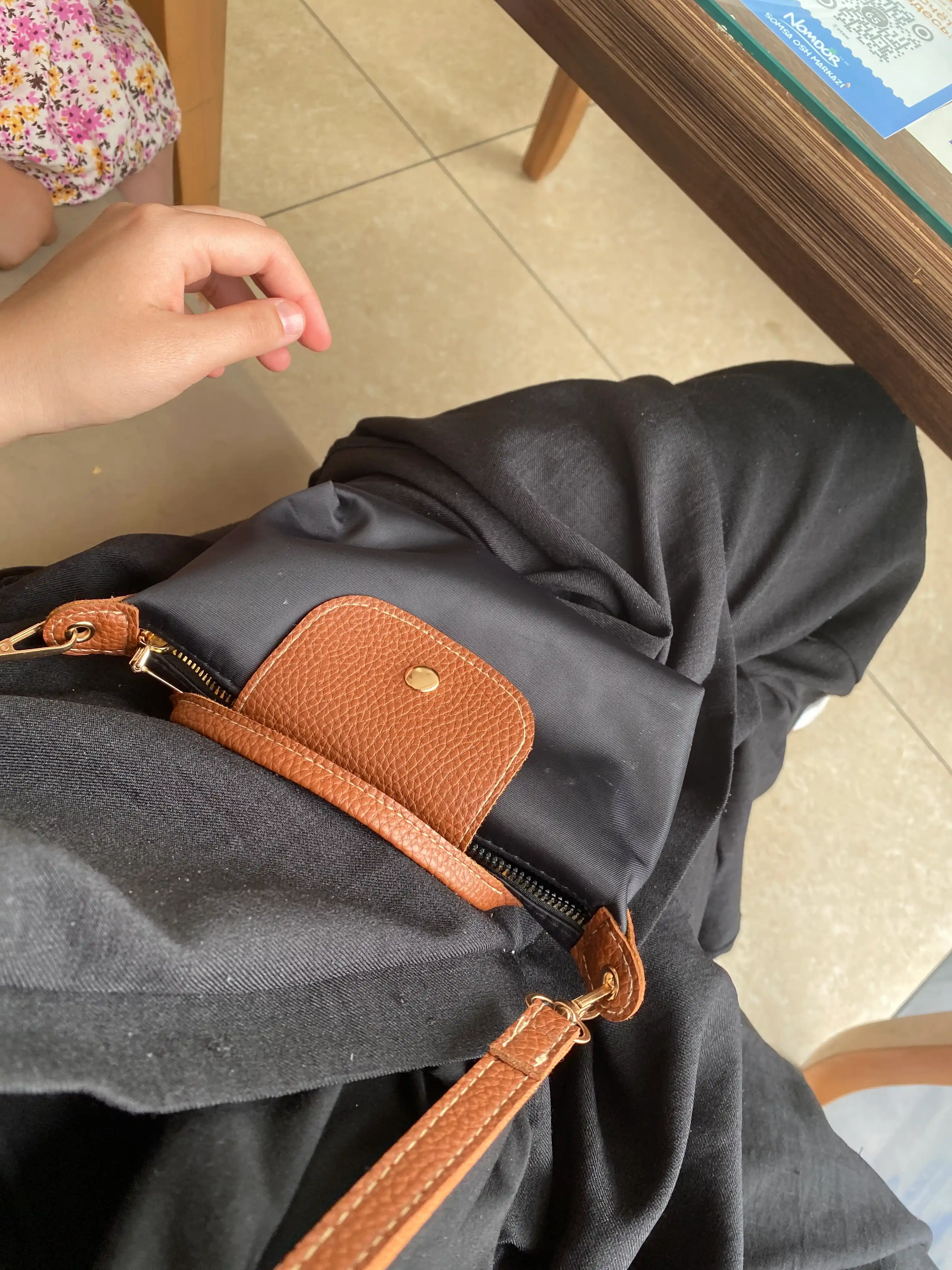 Longchamp uslubidagi ayollar mini sumkasi