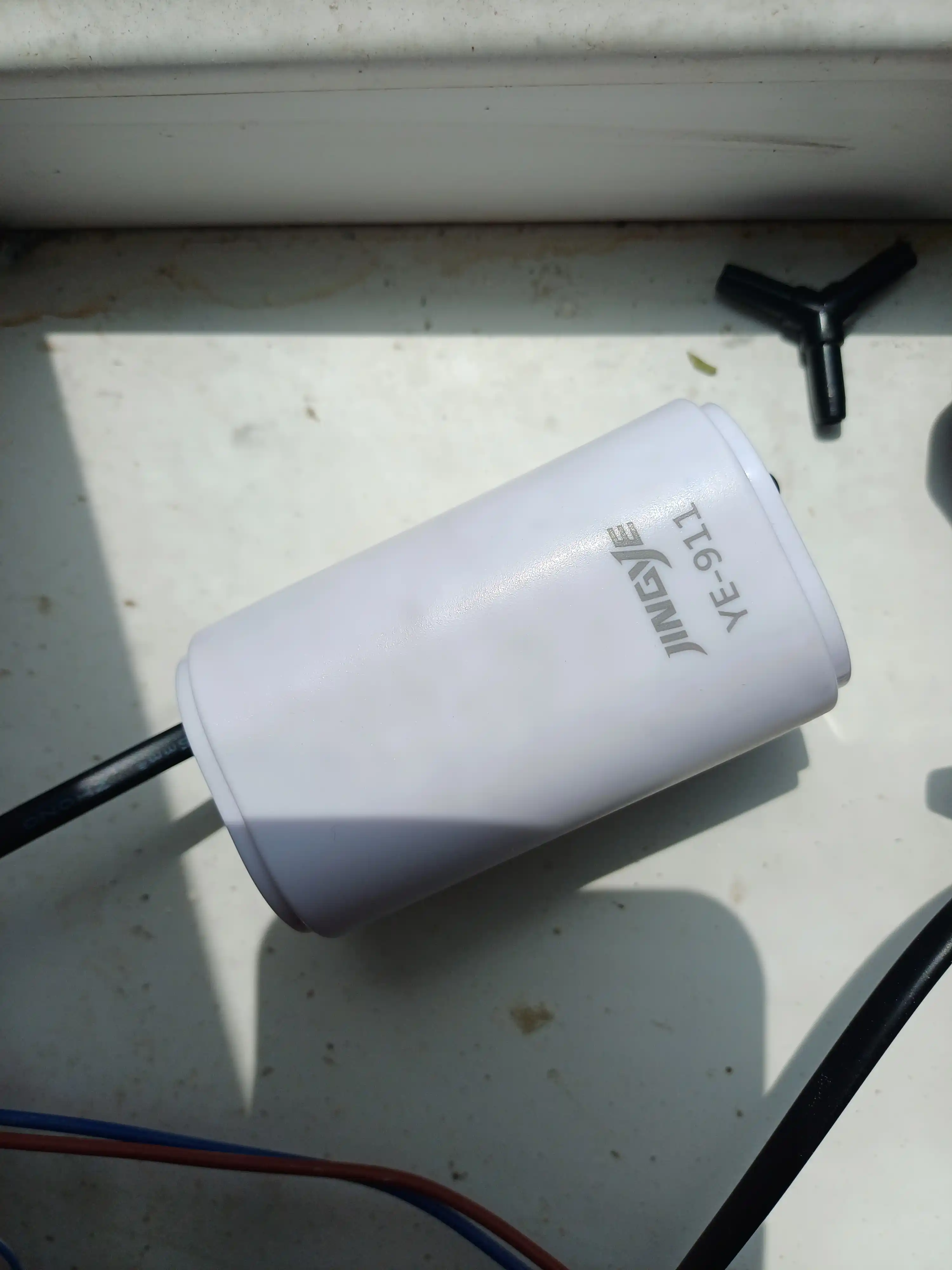 Akvarium aeratori, tosh, 90 mm, kislorod va pufaklar uchun nano havo purkagich