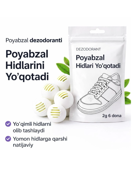 Greenleaf poyabzal uchun dezodoratsiyalovchi sashe / poyabzal hidiga qarshi vosita - 