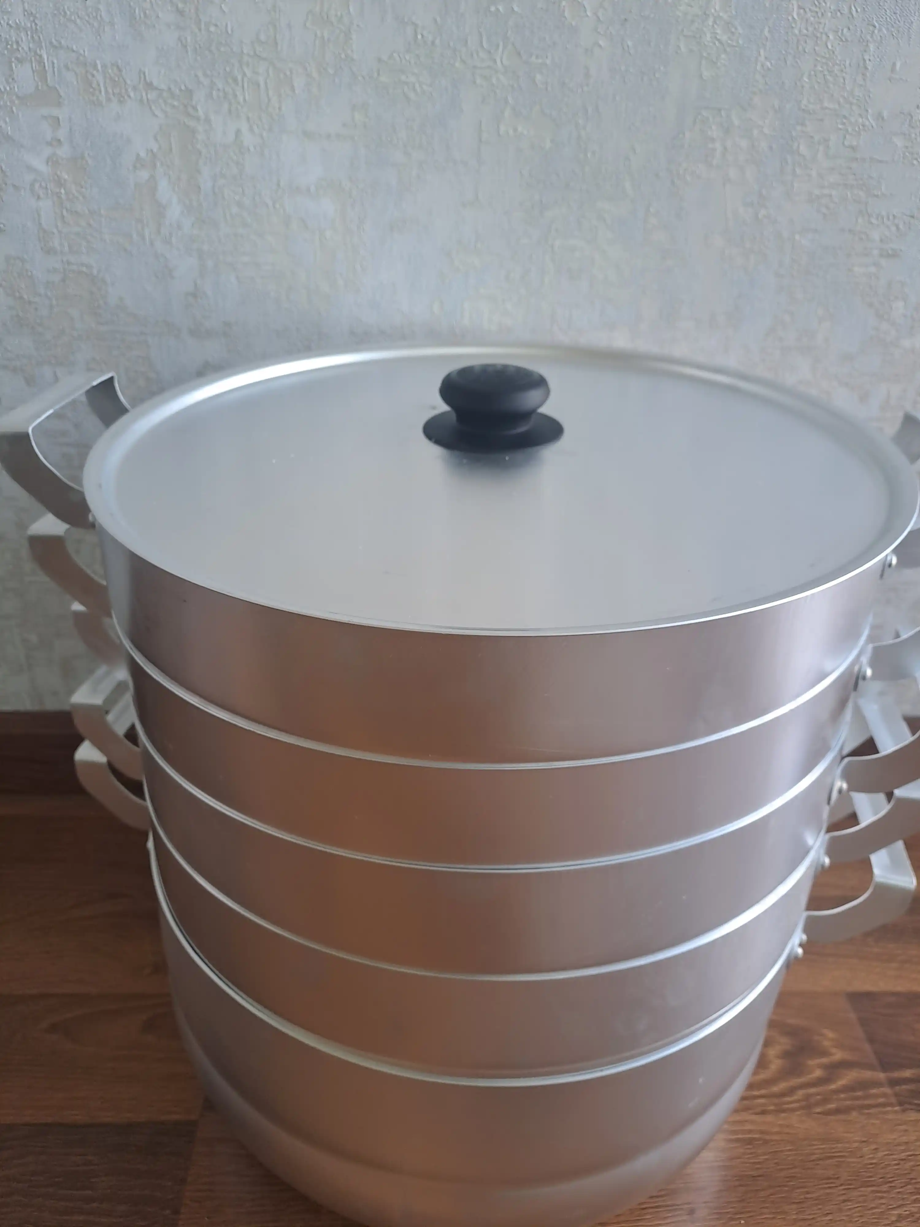 Мантоварка алюминиевая, мантышница, манты-казан 6л, 10л, 13л, 4 яруса, 26см-34 см