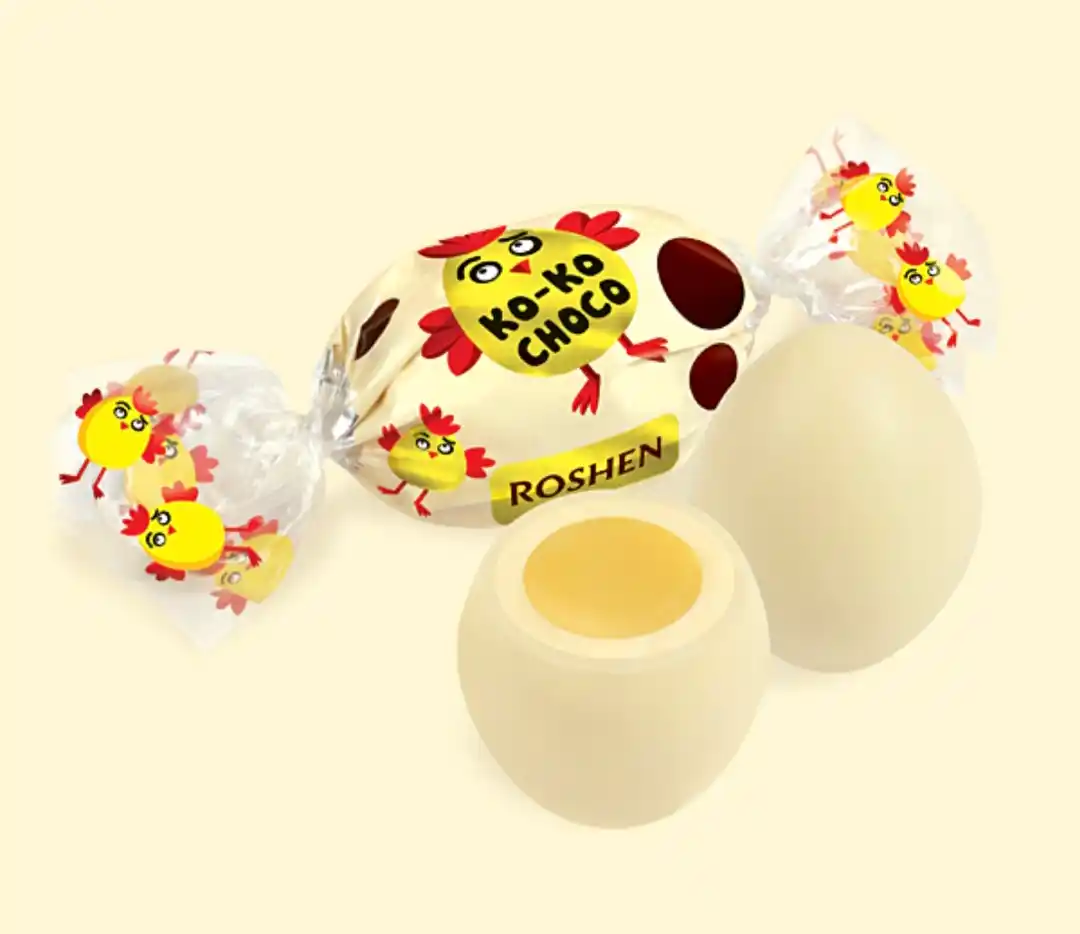 Конфеты Roshen Ko-Ko Choco White, 1 кг