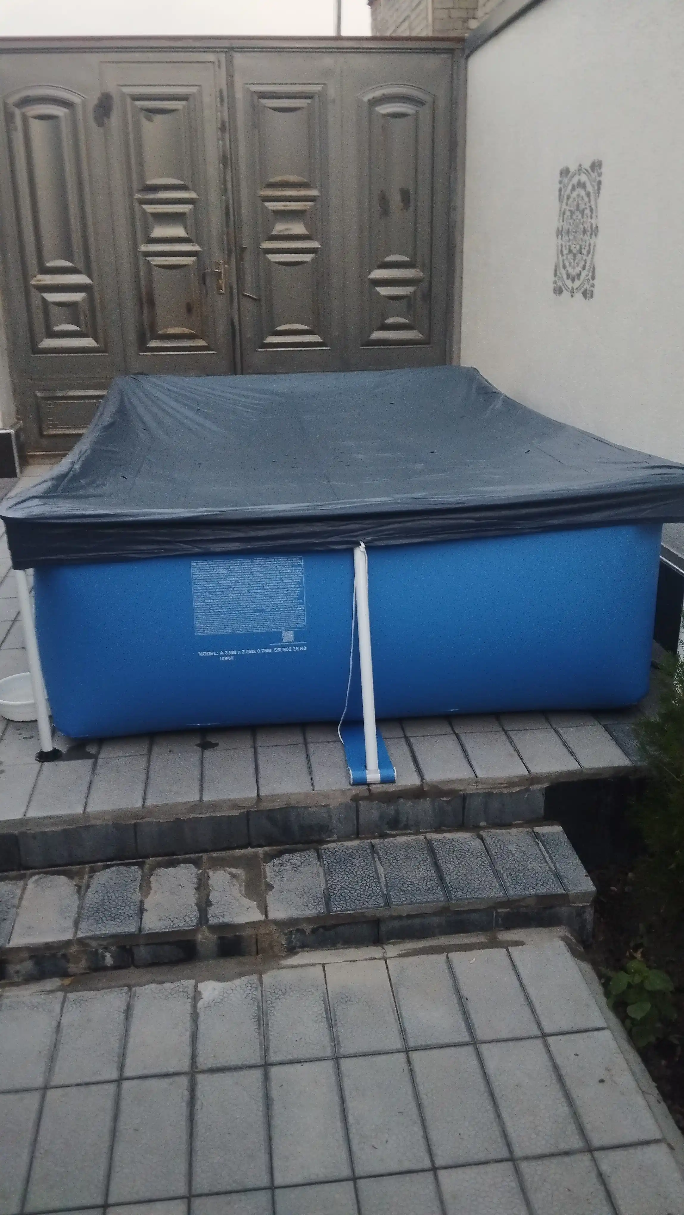 To'rtburchak ramkali hovuz 300x200x75 sm, Intex 28272