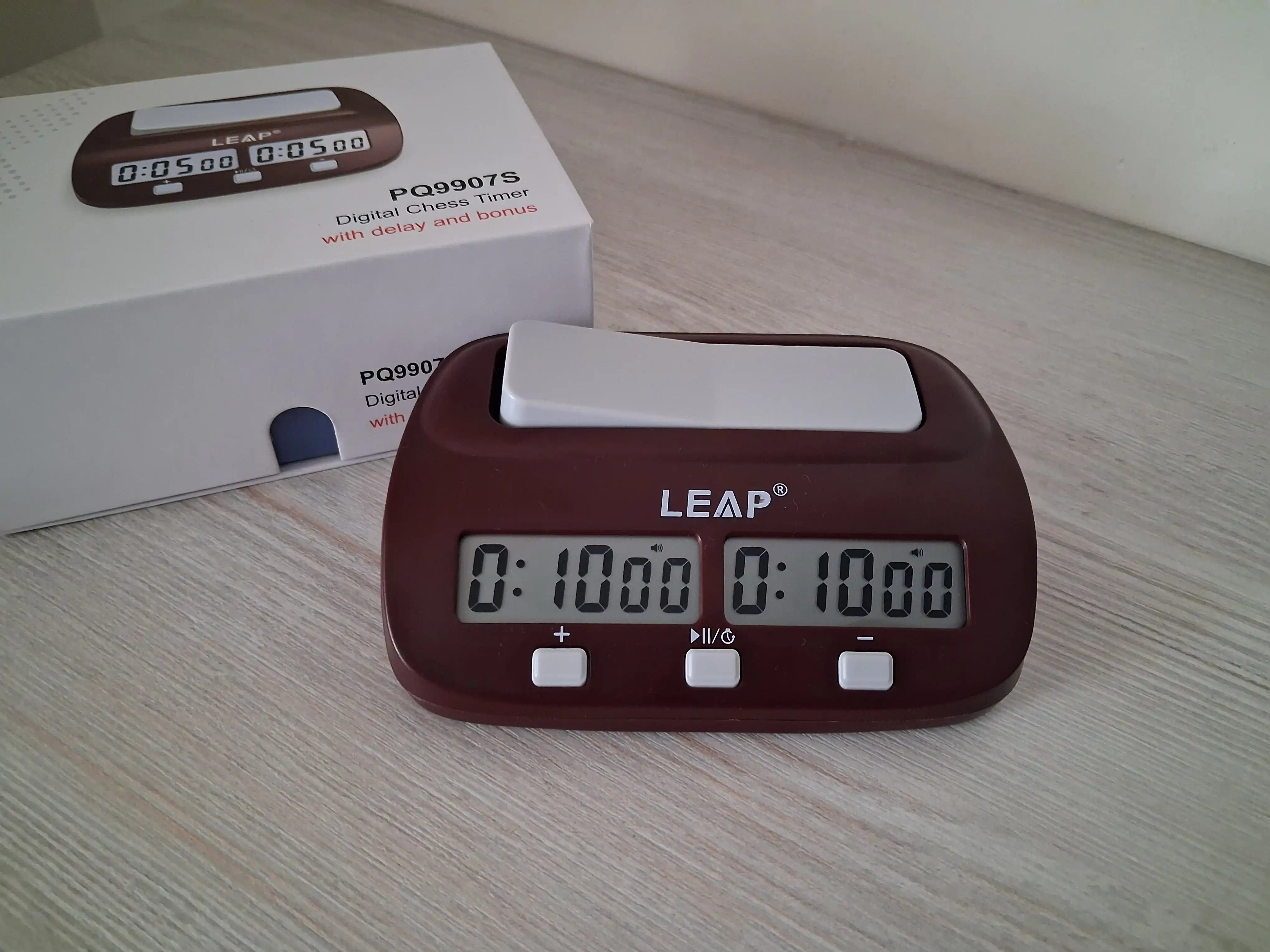 LEAP PQ9907S Professional raqamli shaxmat soati, ikki tomonlama taymer