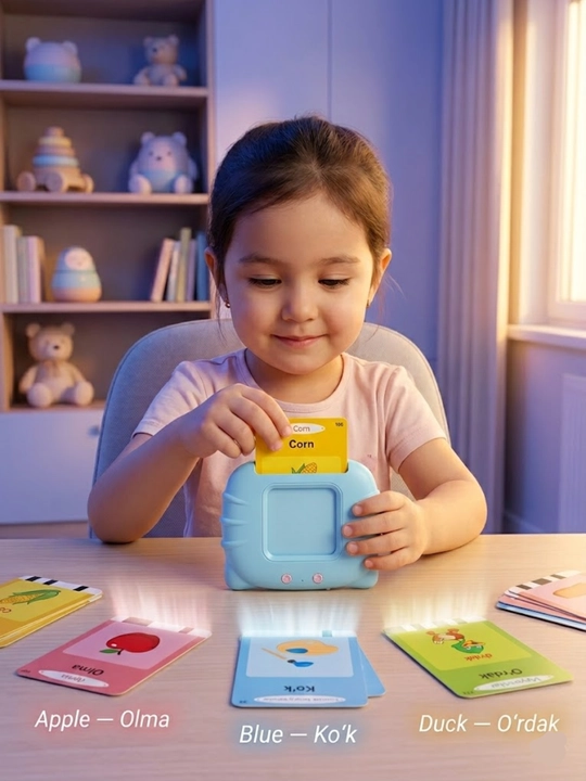 Interaktiv ovozli abc alifbe ingliz tilini o'rgatish montessori o'yinchoqlari