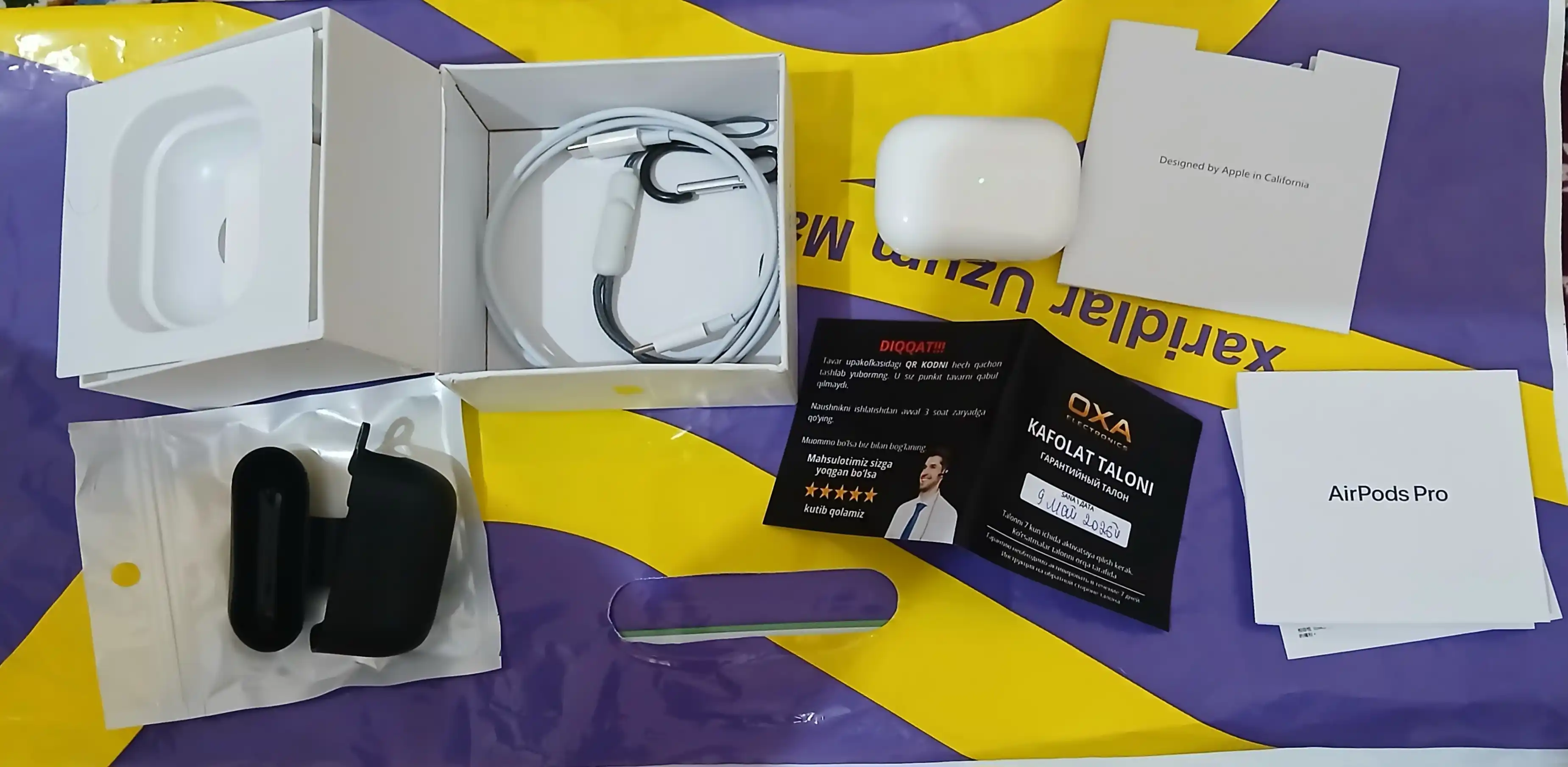 IPhone va Android uchun Bluetooth sensorli Pods Pro 2 simsiz quloqchinlari