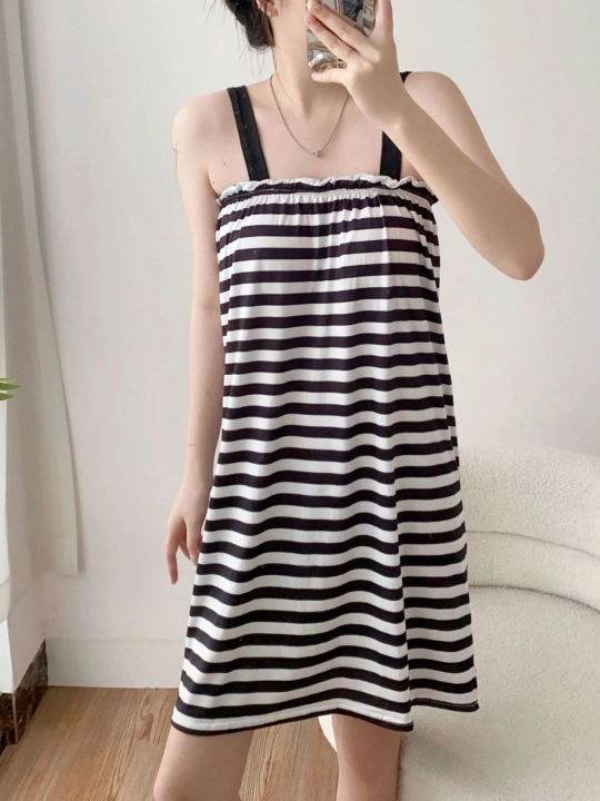 Ayollar tungi pijama ko‘ylak standart razmer — uy kiyimi, uyqu uchun pijama,uy kiyimi