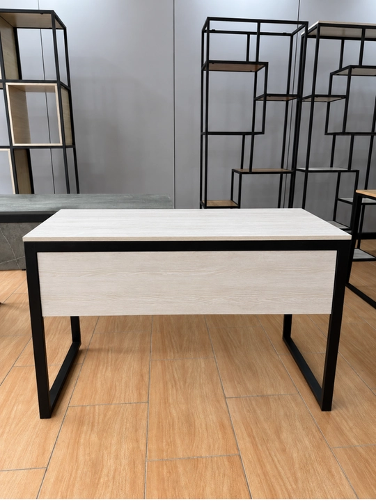 Ofis stoli - mustahkam metall karkasli zamonaviy stol 120x60, balandligi 75 - 