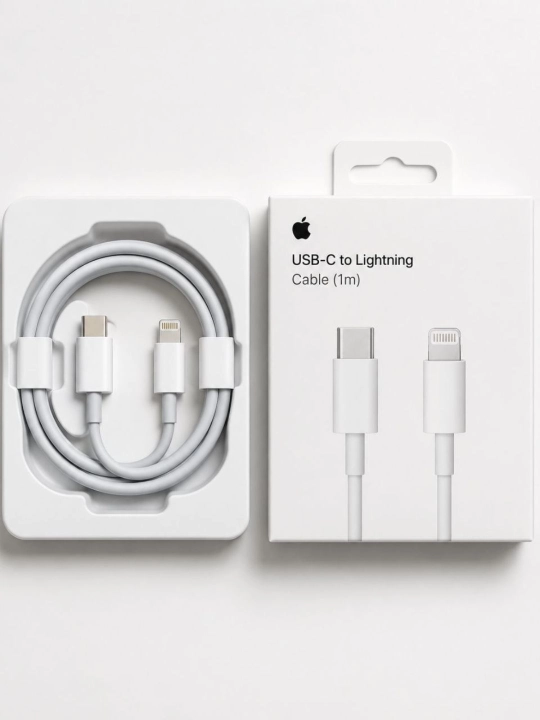 Kabel iPhone Type-C 60W (Tezkor zaryadlash) — iPhone  11dan 14 gacha va 15, 16, 17 Pro Max