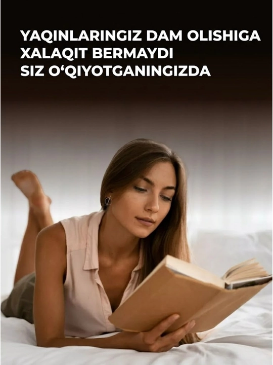 Qorong‘ida kitob o‘qish uchun yoritgich, 3 ta sovg‘a batareyasi