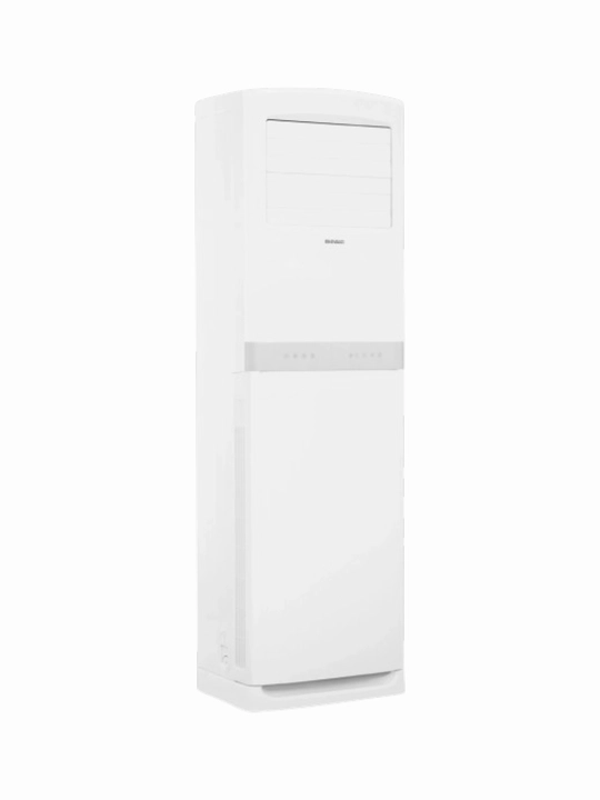 Shivaki SIA2-F30HE 30 rusumli, 80-110 m2 hajmli, sovutish va isitish tizimiga ega ustunli konditsioner, oq