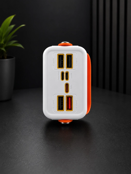 Power Bank AX-30 30000mAh, быстрая зарядка, 4 USB порта, LED дисплей
