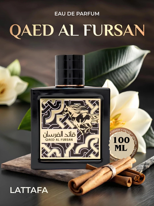 Парфюм, духи, парфюм, парфюм для мужчин, мужской парфюм Lattafa Qaed Al Fursan, 100 мл - 