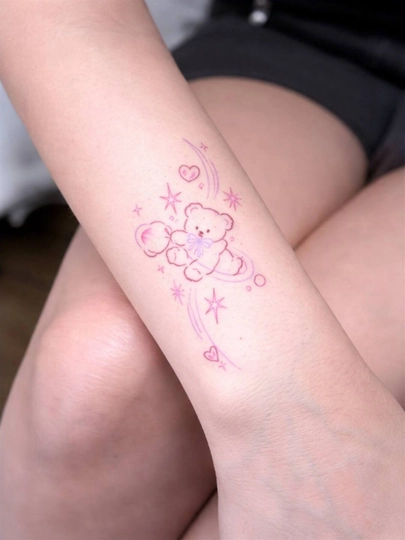 Vaqtinchalik tatu, tatu stikeri, ko‘chma tatu, temporary tattoo, body sticker - 