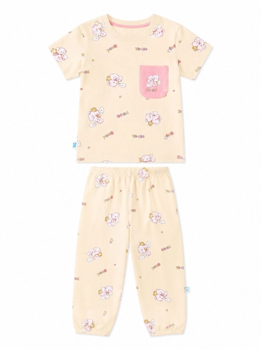 O‘g‘il va qiz bolalar uchun pijama – yumshoq va qulay uyqu kiyimi, 100% paxta, 2-6 yosh