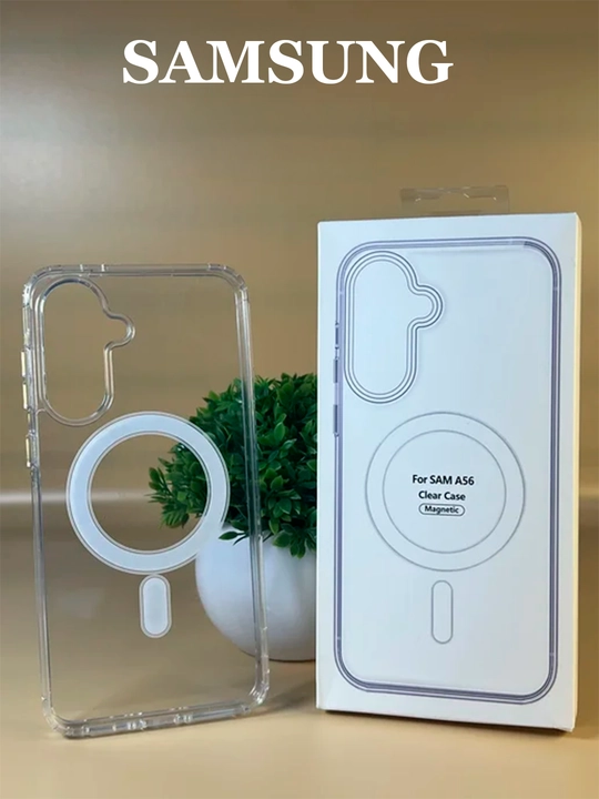 Прозрачный чехол для Samsung с магнитным креплением