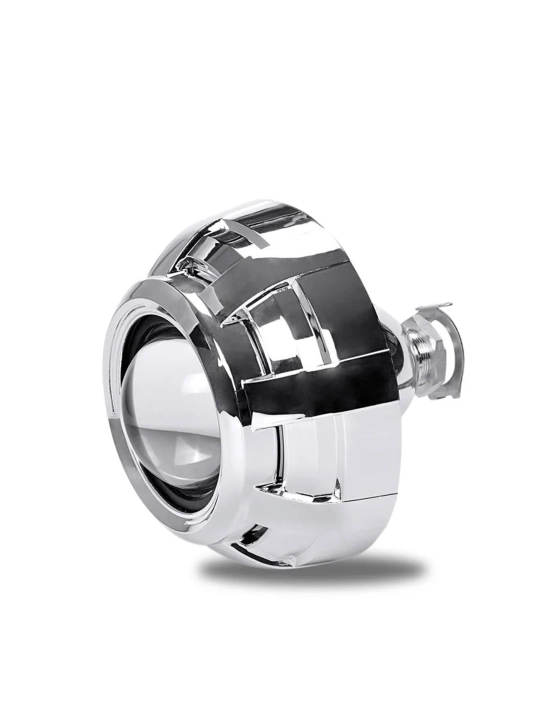 Маски для BI-LED линз 2.5/3 дюйма хром ABS пластик, декоративные бленды для фар, 2 шт