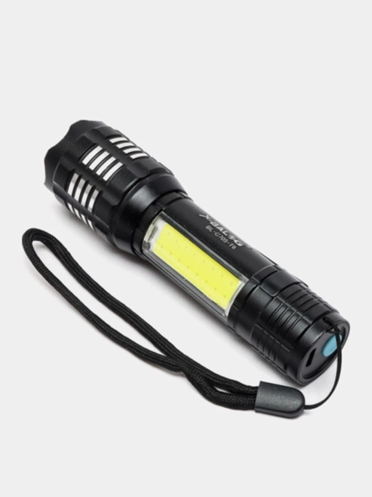 Yon tomoni yoritilgan va tasmali ko‘p funksiyali COB LED chirog‘i