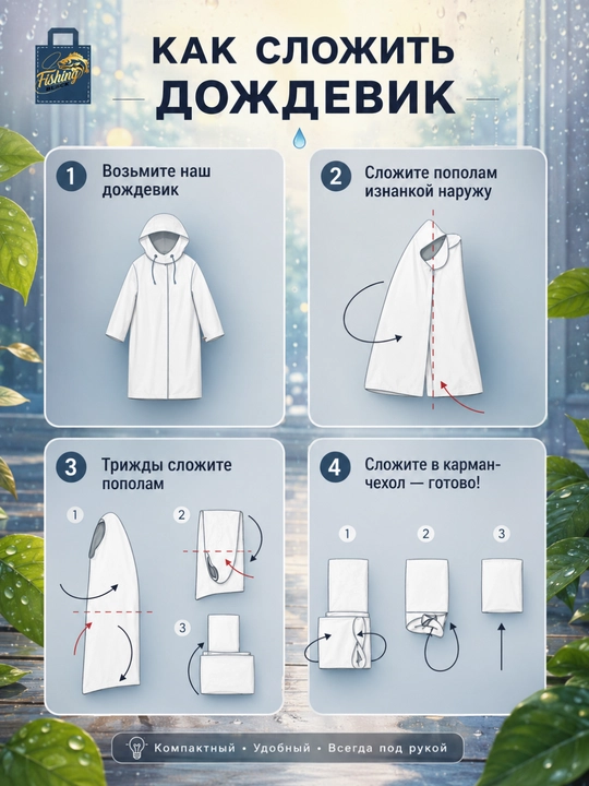 Водонепроницаемая одежда, плащ дождевик