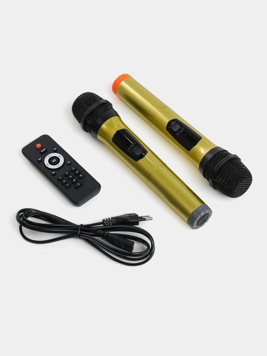 Katta Bluetooth simsiz kolonka, karaoke, RGB yoritish, mikrofon va pult bilan