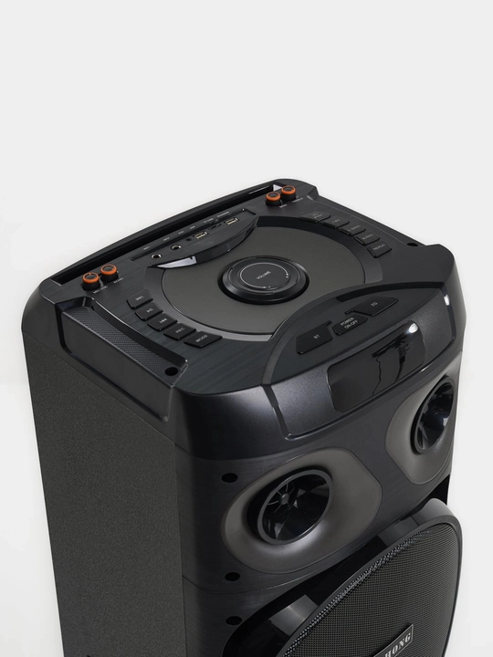Katta Bluetooth simsiz kolonka, karaoke, RGB yoritish, mikrofon va pult bilan