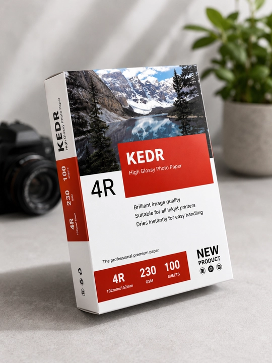 Фотобумага KEDR 4Rглянцевая 230gsm Premium Glossy Photo Paper, профессиональная фотобумага
