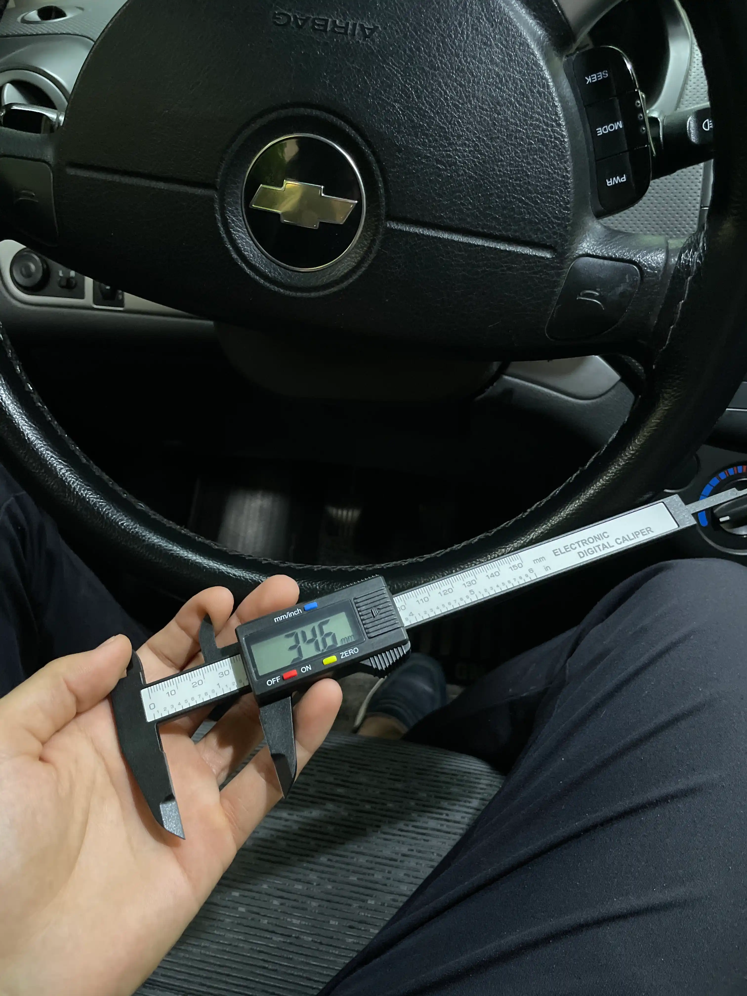 Kaliper plastik, 150 mm, elektron