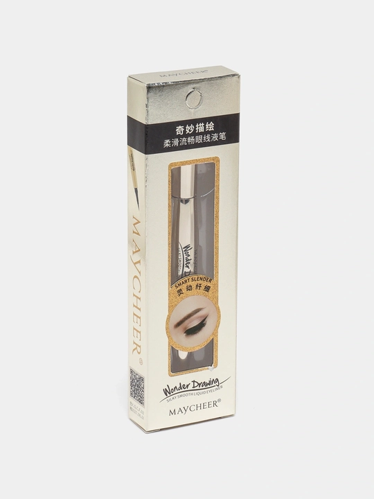 Подводка для глаз Maycheer, водостойкая, точная линия, черный eyeliner